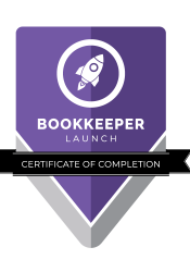 bookkeeper-launch-certificate-of-completion Badge